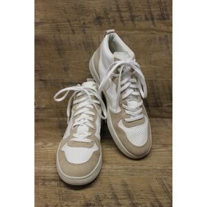 VEJA V-15 Hi Top Sneakers‎ Men's 11.5 White Pierre Sahara Leather Casual Shoes